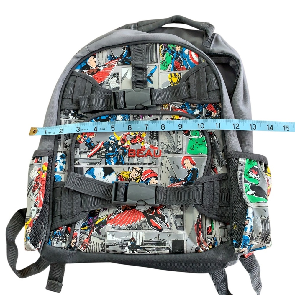 🦸♂️ Marvel Pottery Barn Kids Backpack | EUC | Personalized “BEAU” 🦸♂️ - Picture 6 of 8